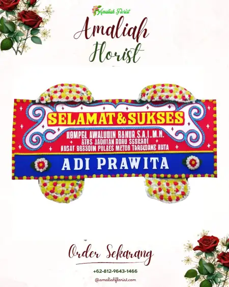 Papan Bunga Ucapan Selamat Ingin Jaya